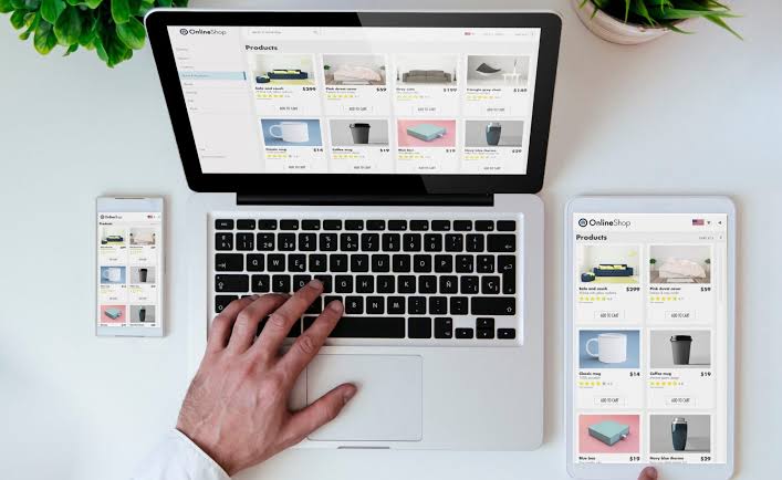 website-on-laptop